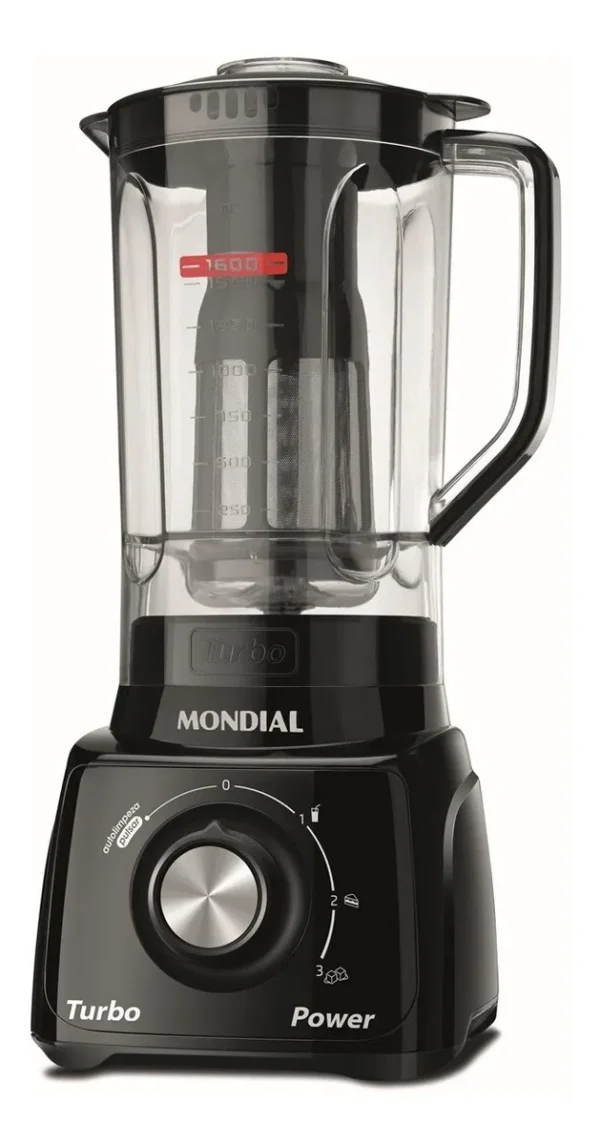 Liquidificador L-99-fb Turbo Power 2,2 L Potência De 550w Cor Preto Mondial - Imagem 2