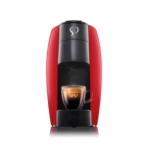 Cafeteira Espresso LOV Vermelha - TRES 3 Corações